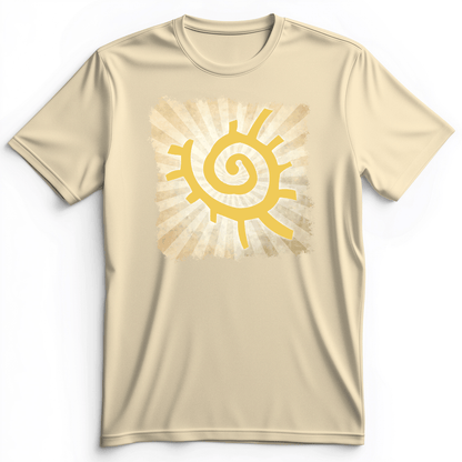 Native American Sun Symbol Premium Tee Natural / S