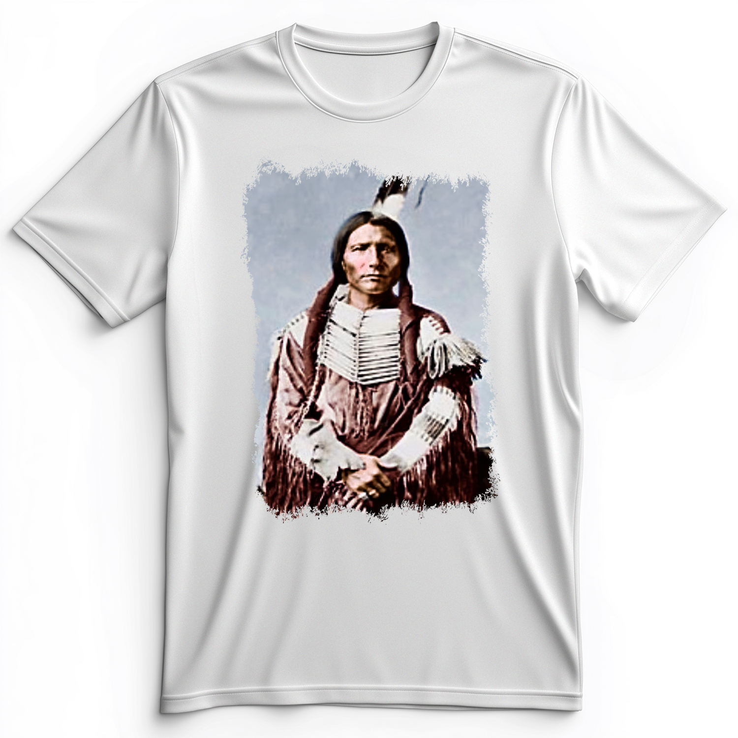 Native American Warrior Premium Tee White / S