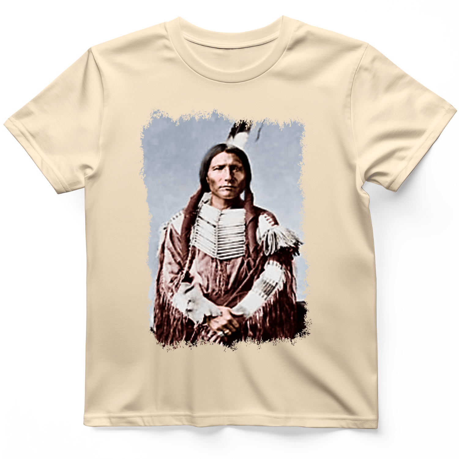 Native American Warrior T-Shirt Natural / S