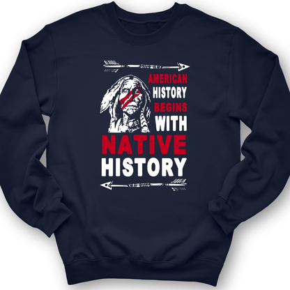 Native History Crewneck Navy / S