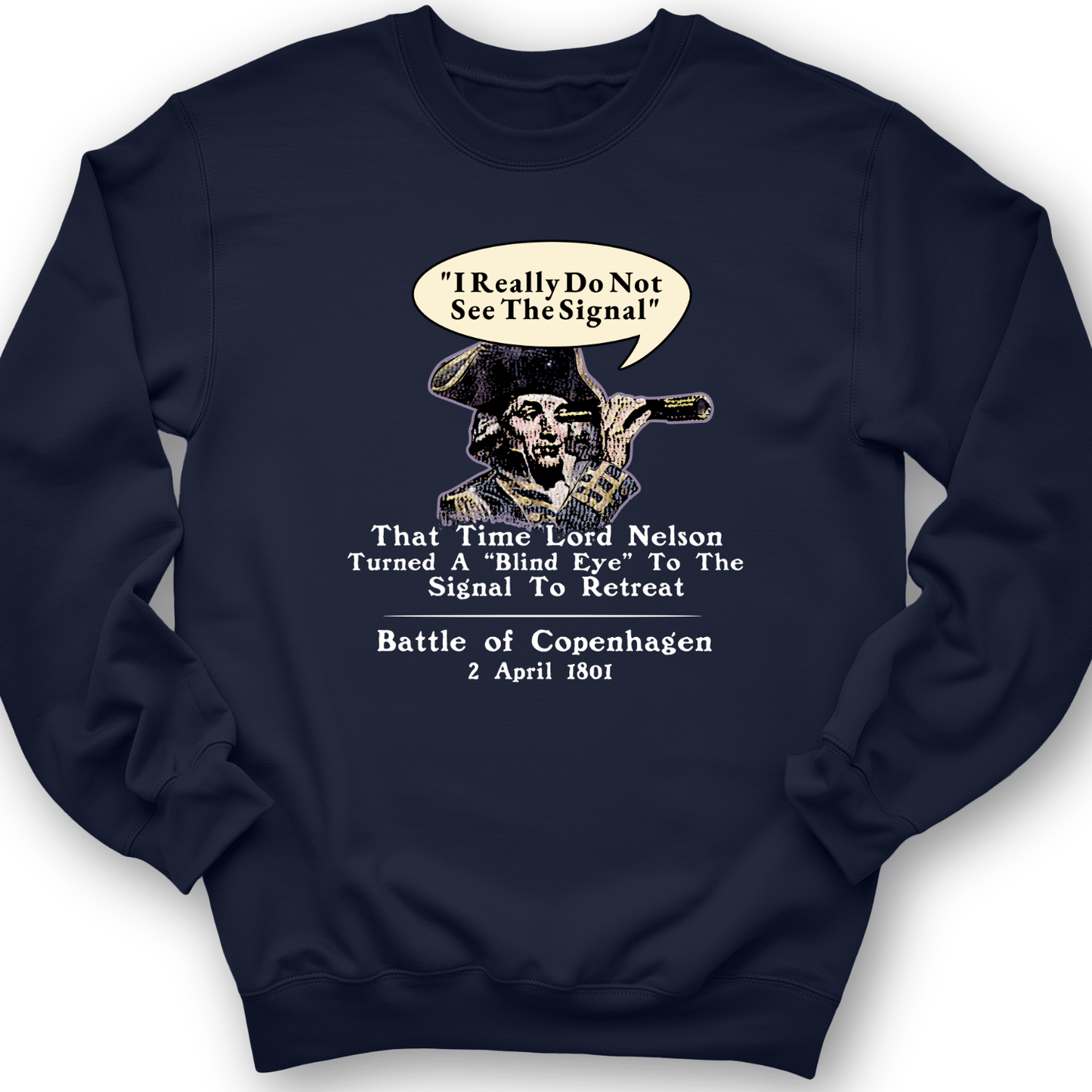 Nelson Blind Eye Crewneck Navy / S