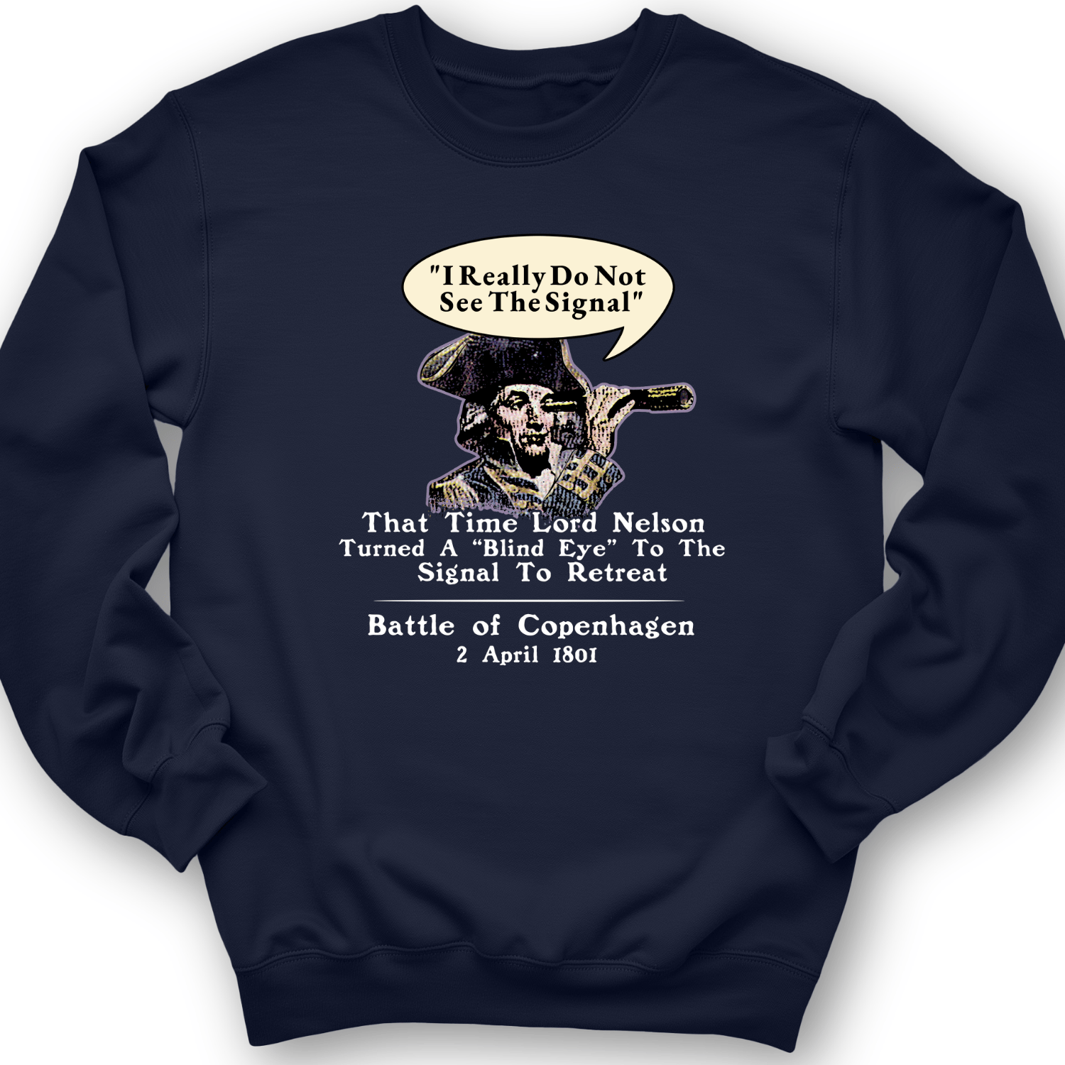 Nelson Blind Eye Crewneck Navy / S