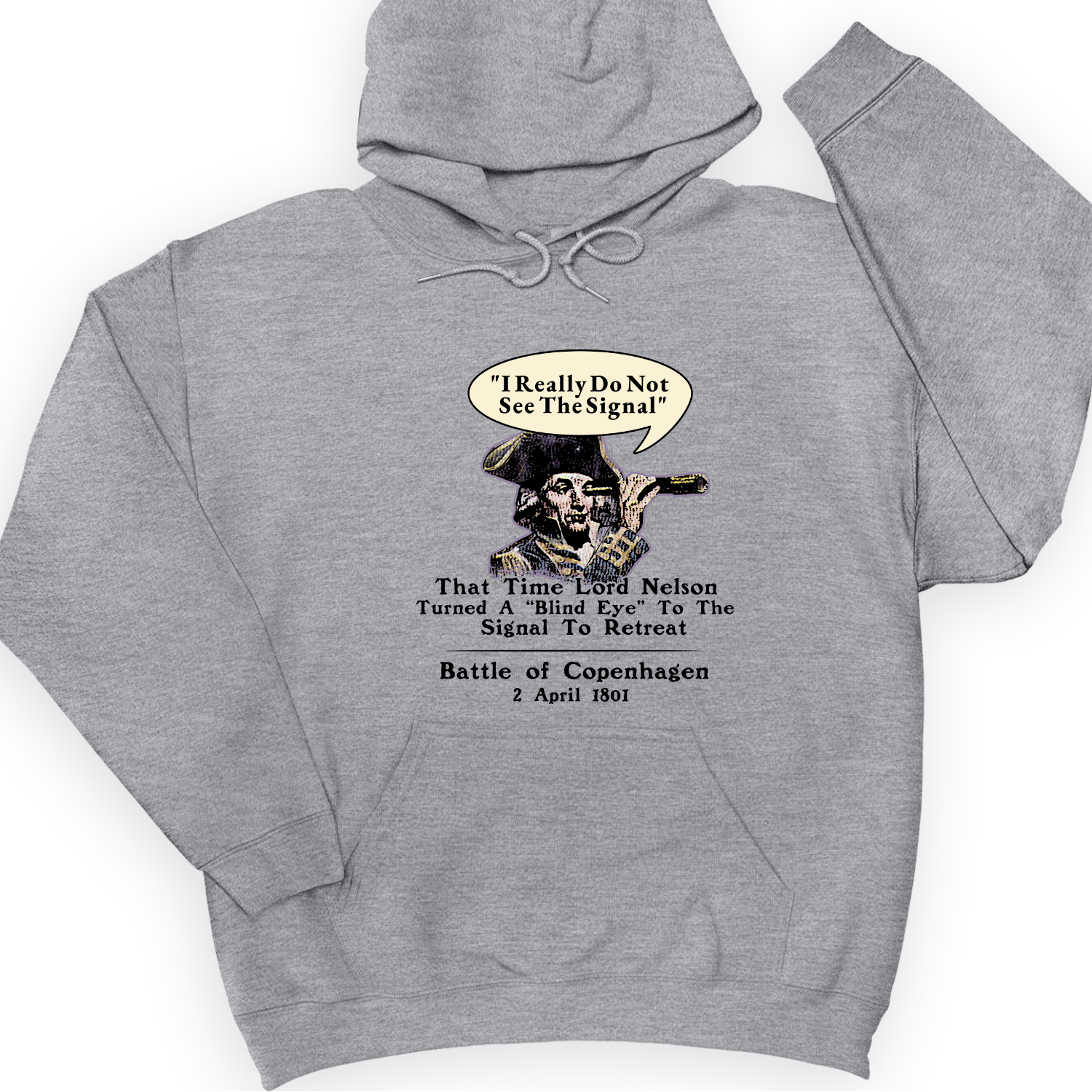 Nelson Blind Eye Hoodie Sport Grey / S