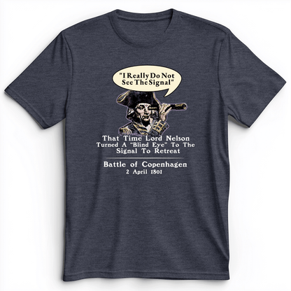 Nelson Blind Eye Premium Tee Heather Navy / S