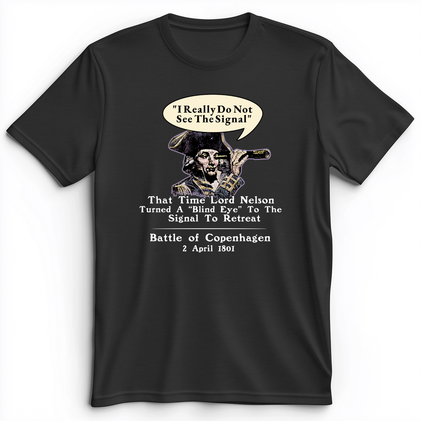 Nelson Blind Eye Premium Tee Dark Grey Heather / S