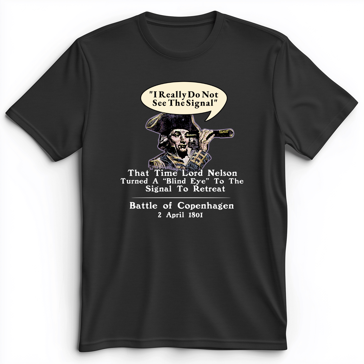 Nelson Blind Eye Premium Tee Dark Grey Heather / S