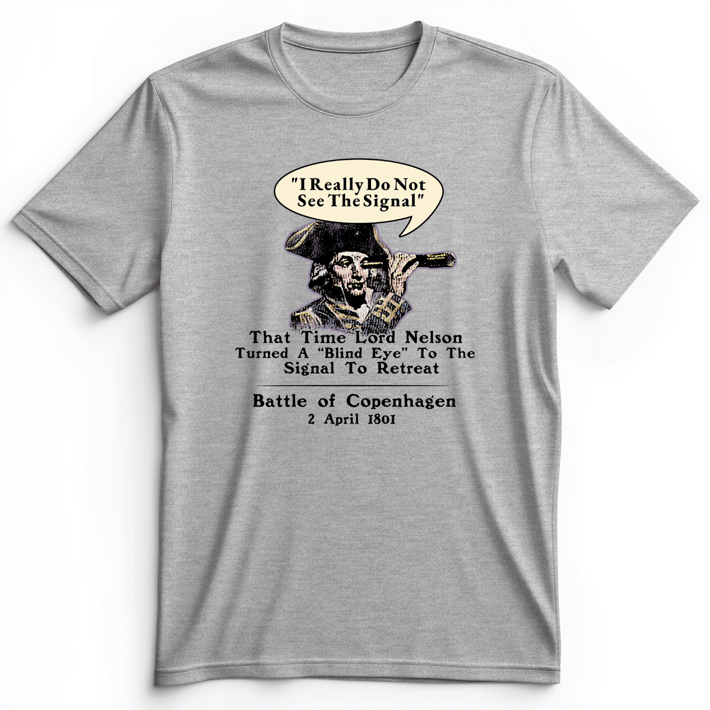 Nelson Blind Eye Premium Tee Athletic Heather / S