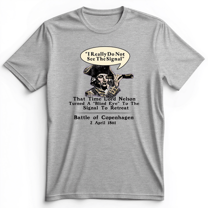 Nelson Blind Eye Premium Tee Athletic Heather / S