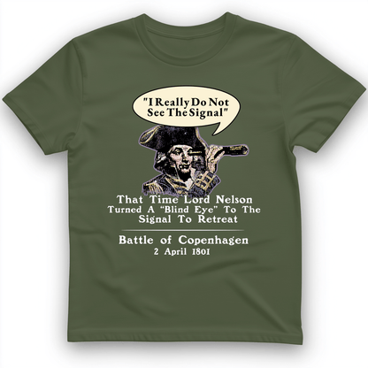 Nelson Blind Eye T-Shirt Military Green / S