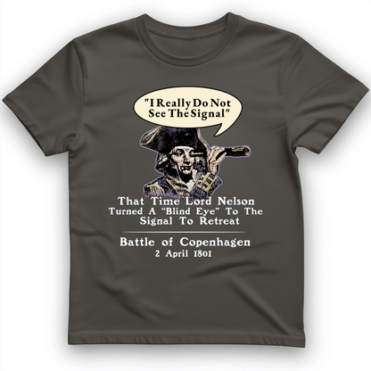 Nelson Blind Eye T-Shirt Charcoal / S