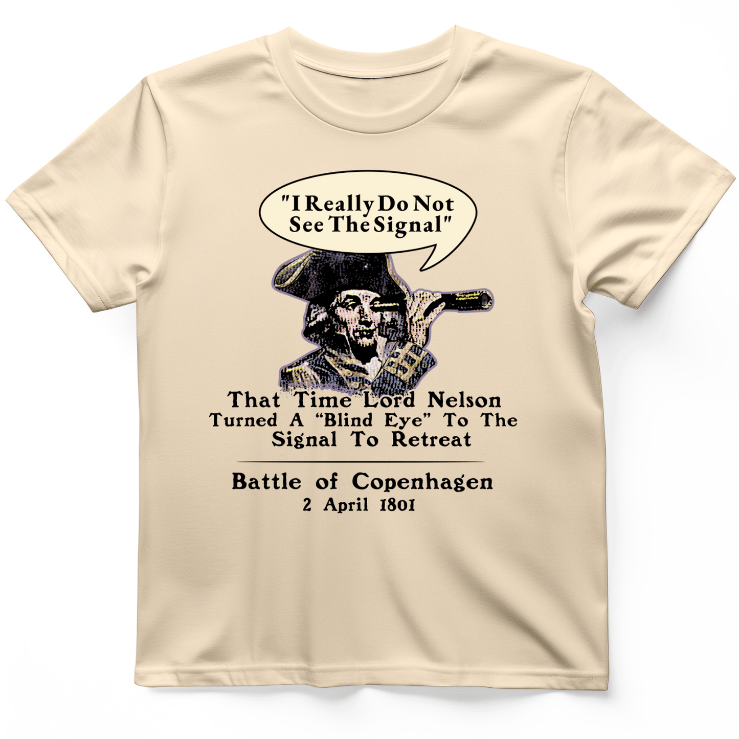 Nelson Blind Eye T-Shirt Natural / S