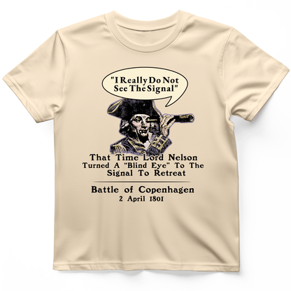 Nelson Blind Eye T-Shirt Natural / S