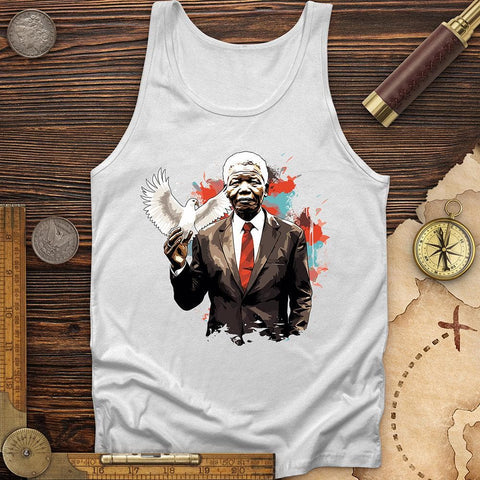 Nelson Mandela Dove Tank White / XS