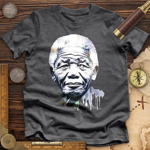 Nelson Mandela High Quality Tee Dark Grey Heather / S