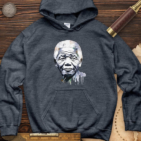 Nelson Mandela Hoodie Heather Navy / S