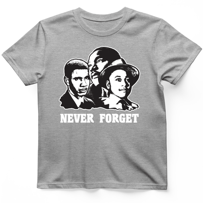 Never Forget Collage T-Shirt Sport Grey / S