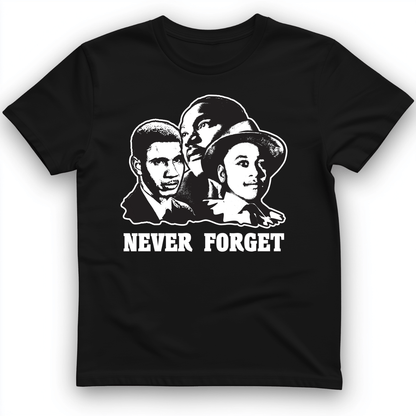 Never Forget Collage T-Shirt Black / S