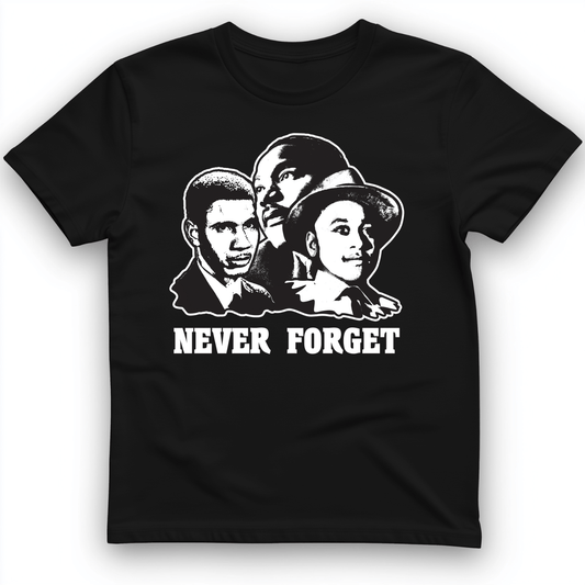 Never Forget Collage T-Shirt Black / S