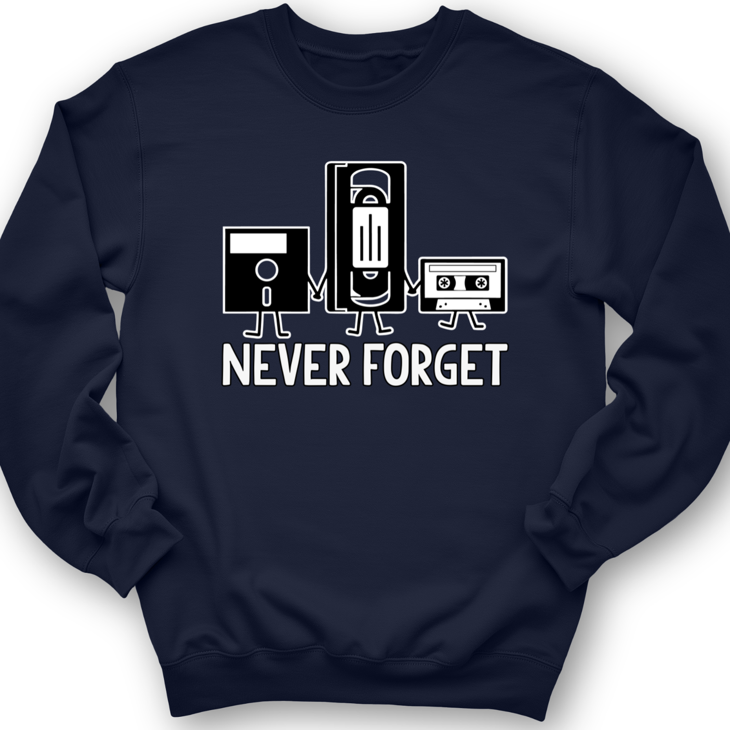 Never Forget Crewneck Navy / S