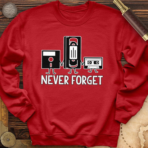 Never Forget Crewneck Red / S