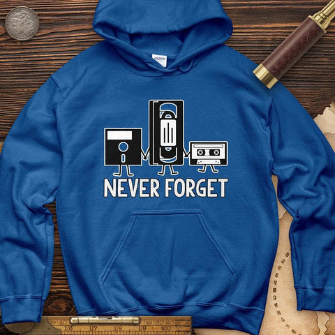 Never Forget Hoodie Royal / S