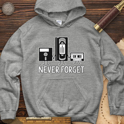 Never Forget Hoodie Sport Grey / S