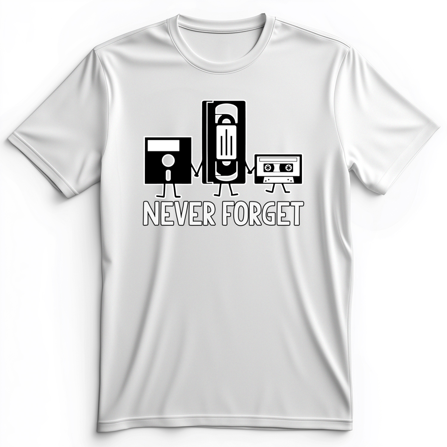 Never Forget Premium Tee White / S