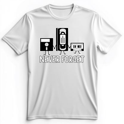 Never Forget Premium Tee White / S