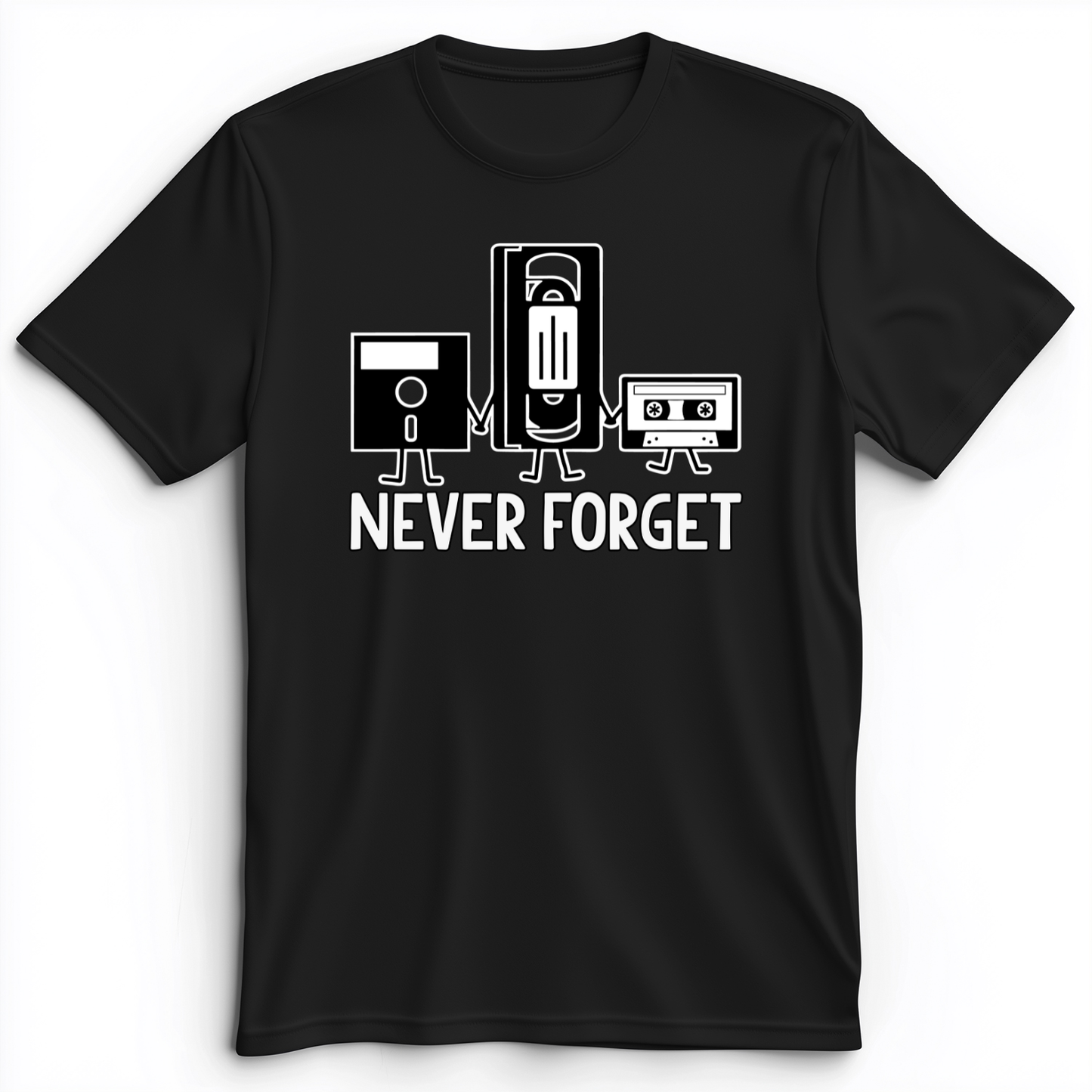 Never Forget Premium Tee Black / S