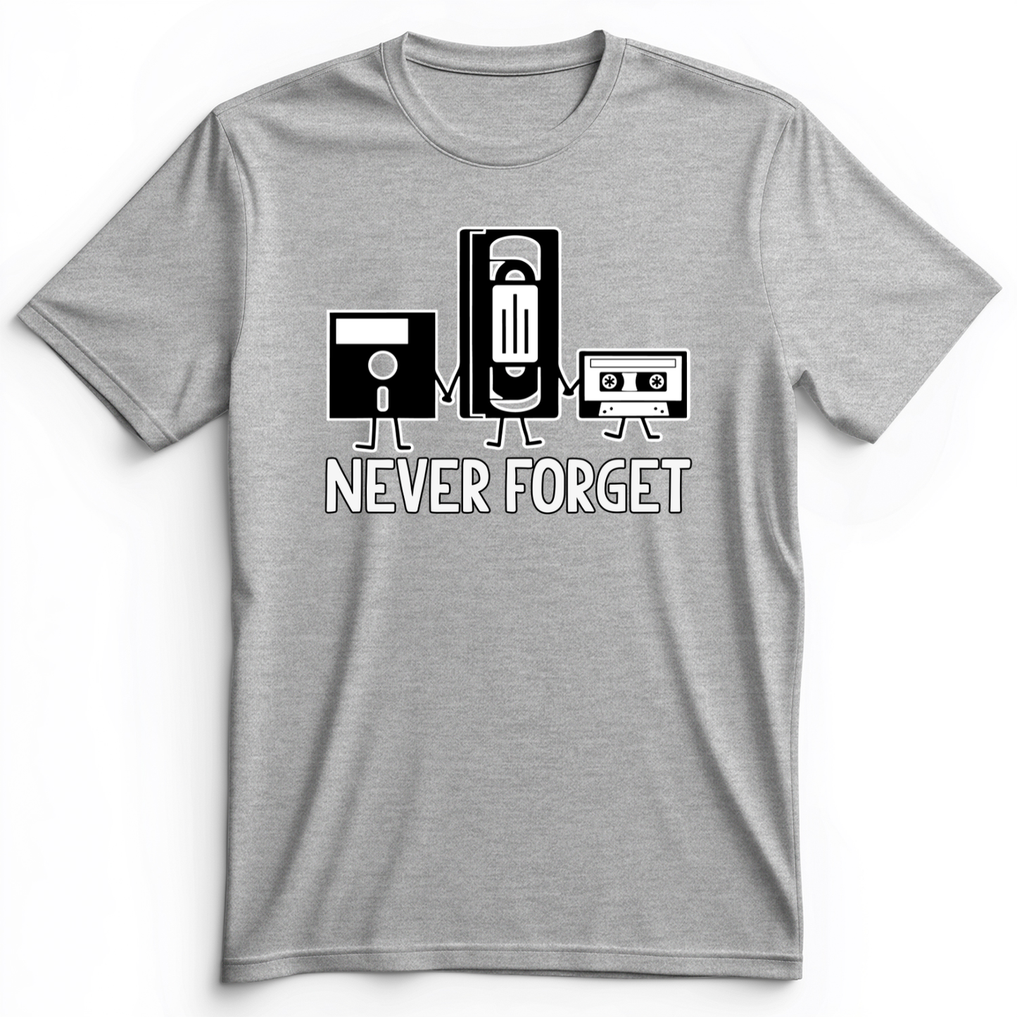 Never Forget Premium Tee Athletic Heather / S