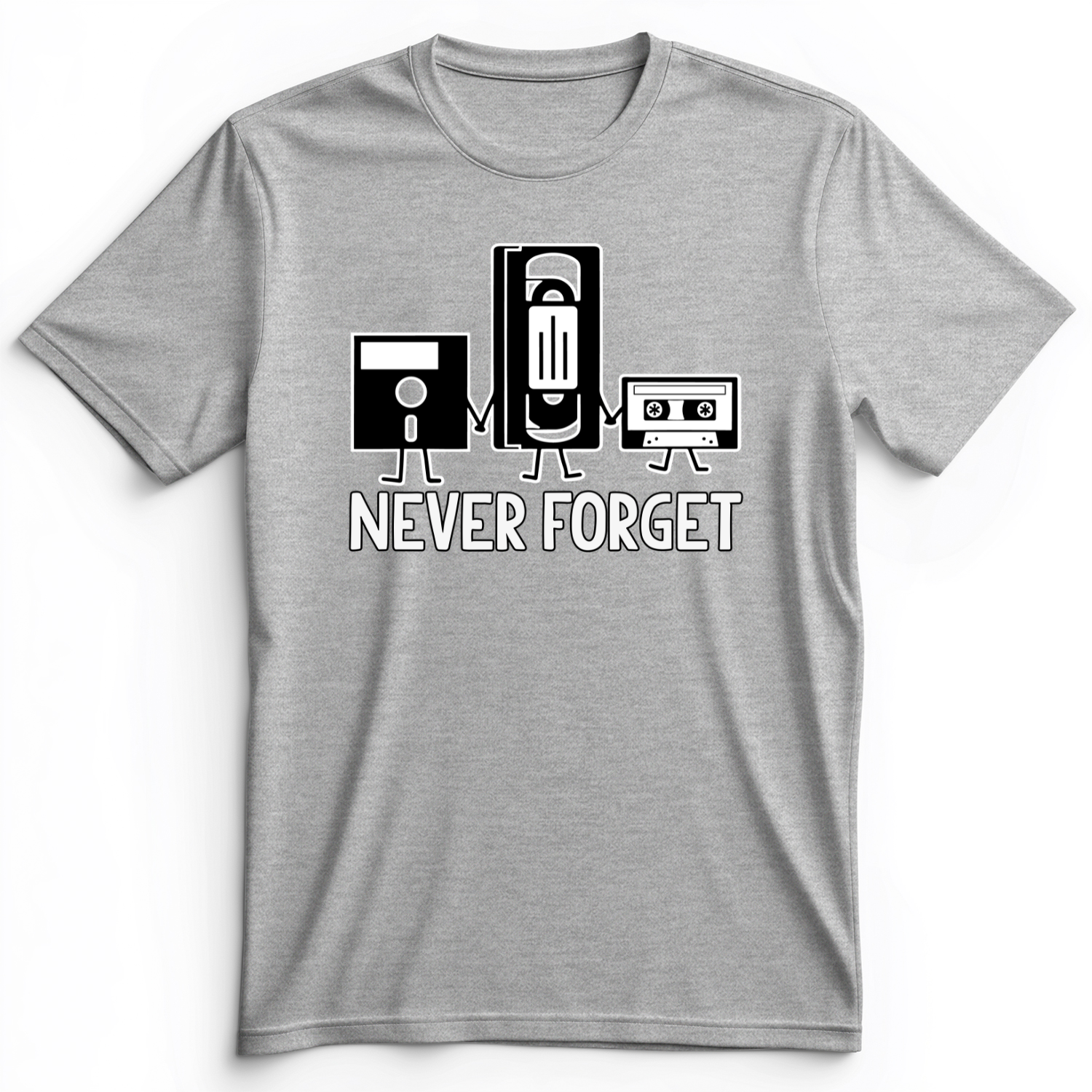 Never Forget Premium Tee Athletic Heather / S