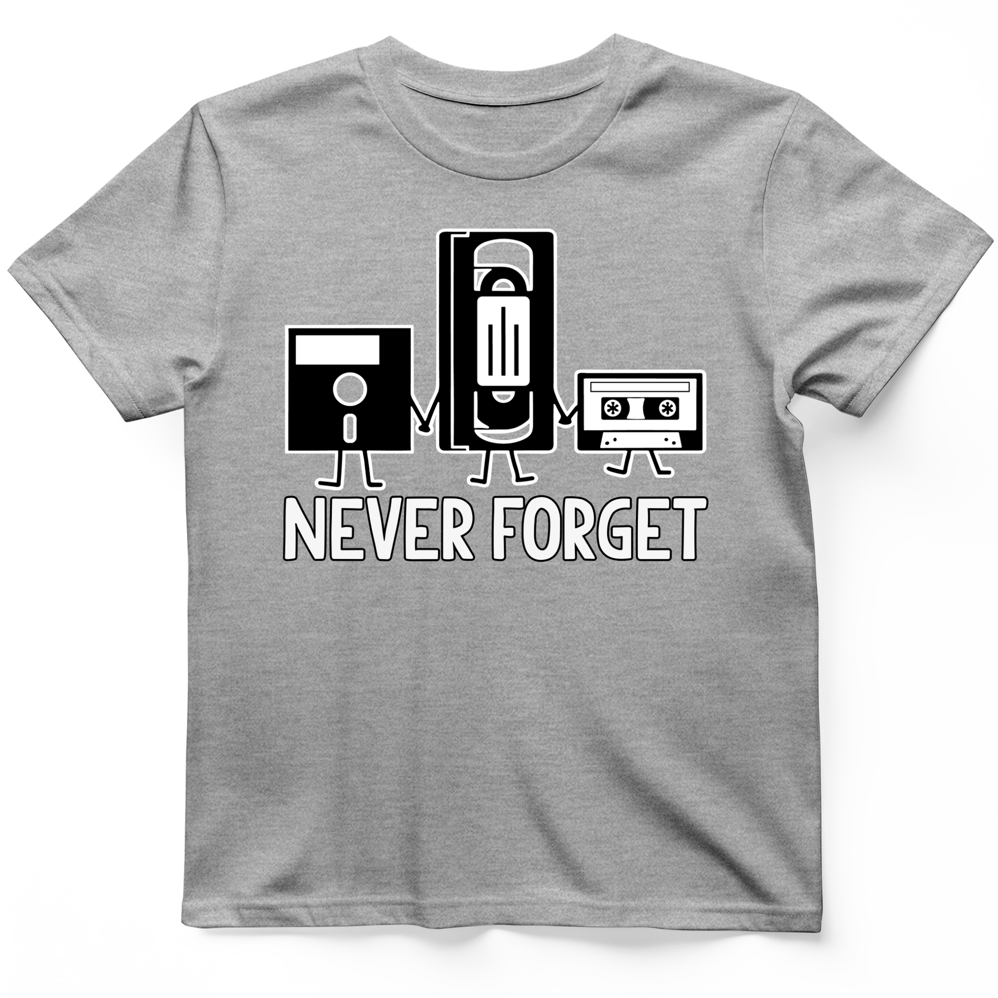 Never Forget T-Shirt Sport Grey / S
