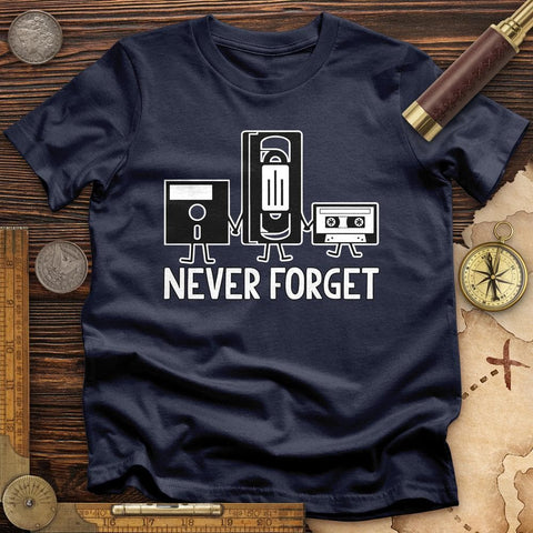 Never Forget T-Shirt Navy / S
