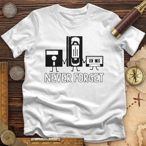 Never Forget T-Shirt White / S