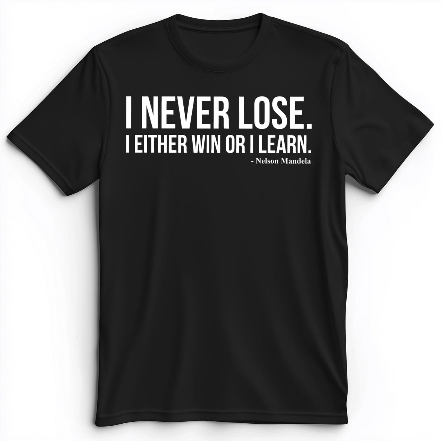 Never Lose Premium Tee Black / S