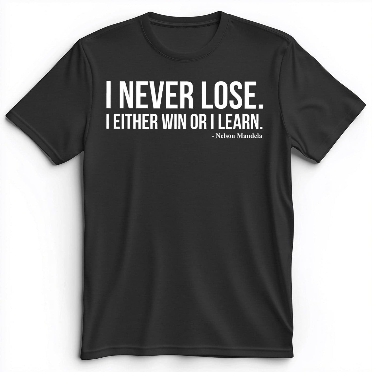 Never Lose Premium Tee Dark Grey Heather / S