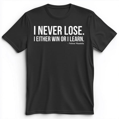 Never Lose Premium Tee Dark Grey Heather / S