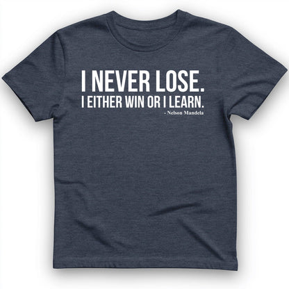 Never Lose T-Shirt Heather Navy / S