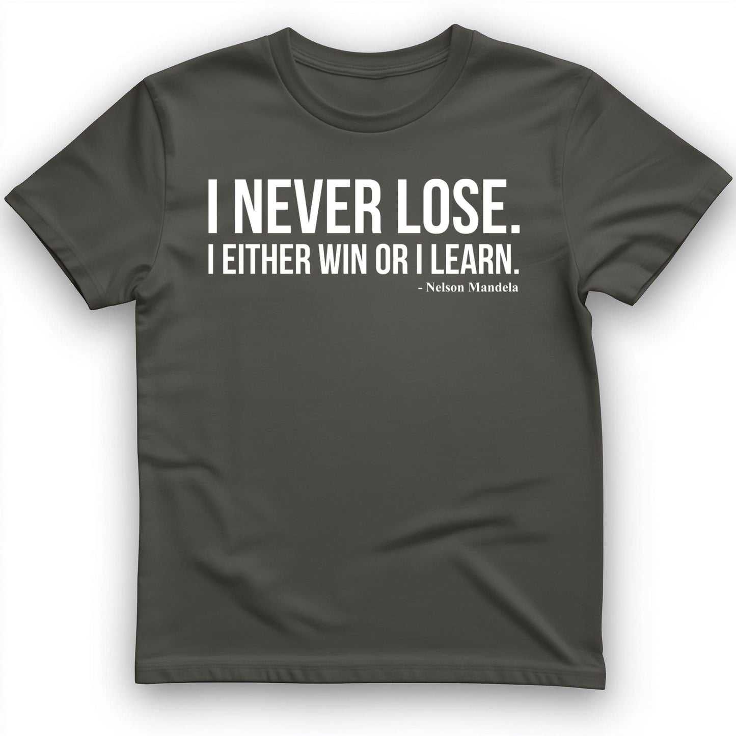 Never Lose T-Shirt Charcoal / S