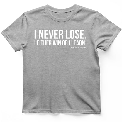 Never Lose T-Shirt Sport Grey / S