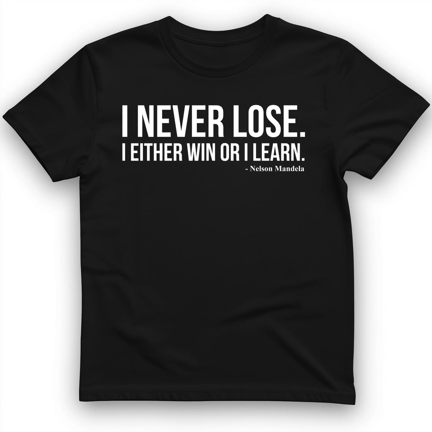 Never Lose T-Shirt Black / S