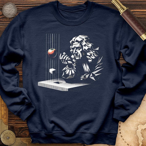 Newton with Apple Crewneck Navy / S