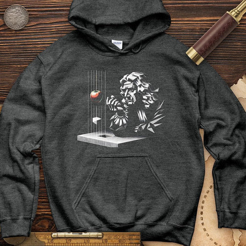 Newton with Apple Hoodie Dark Heather / S