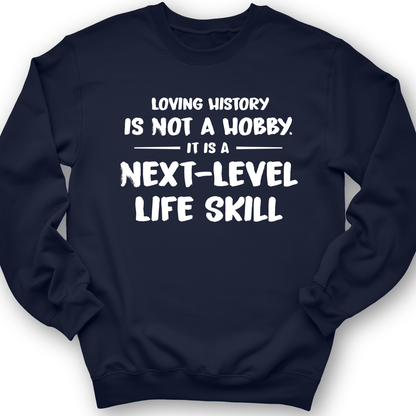 Next Level Life Skill Crewneck Navy / S