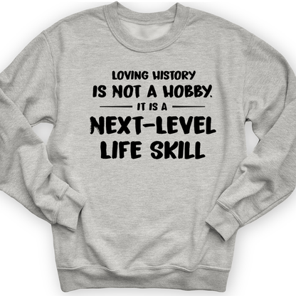 Next Level Life Skill Crewneck Sport Grey / S