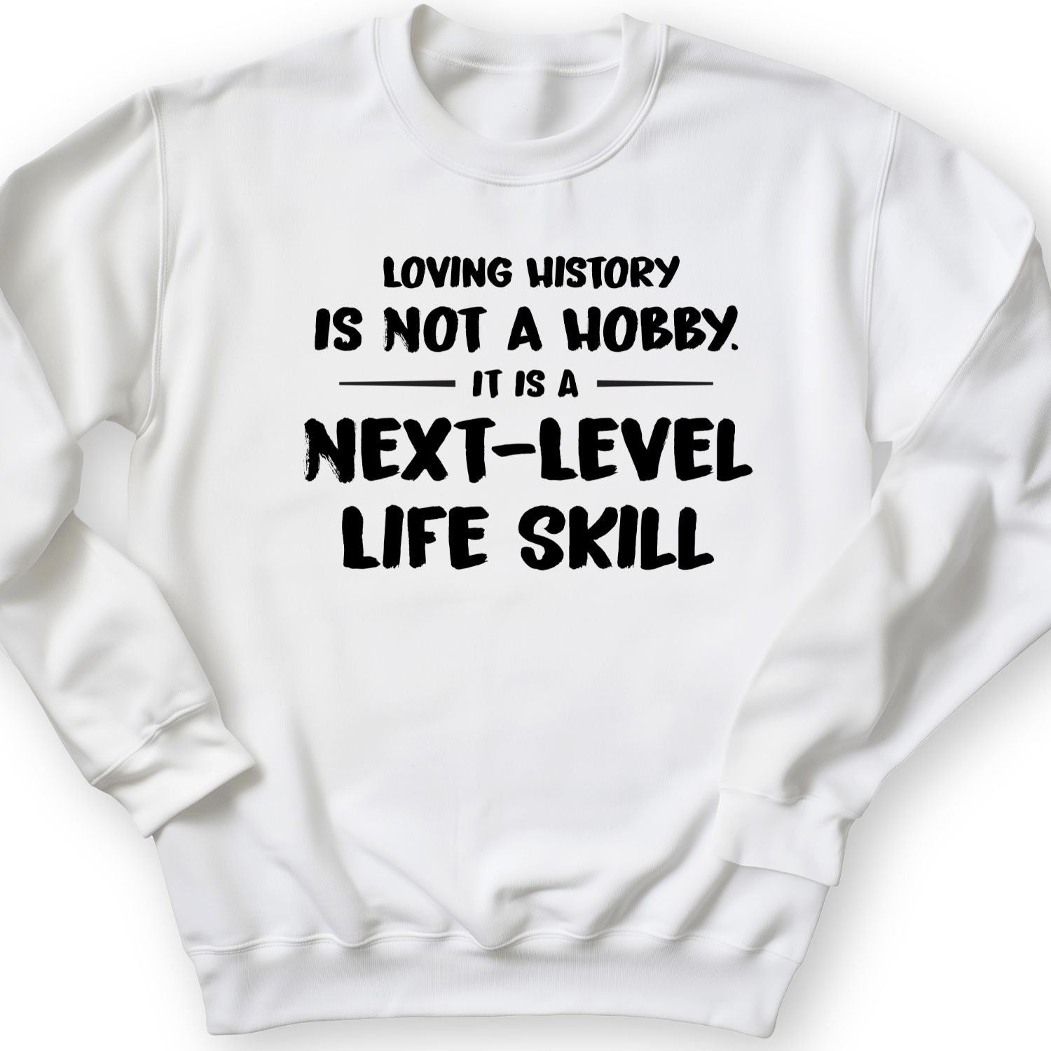 Next Level Life Skill Crewneck White / S