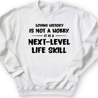 Next Level Life Skill Crewneck White / S