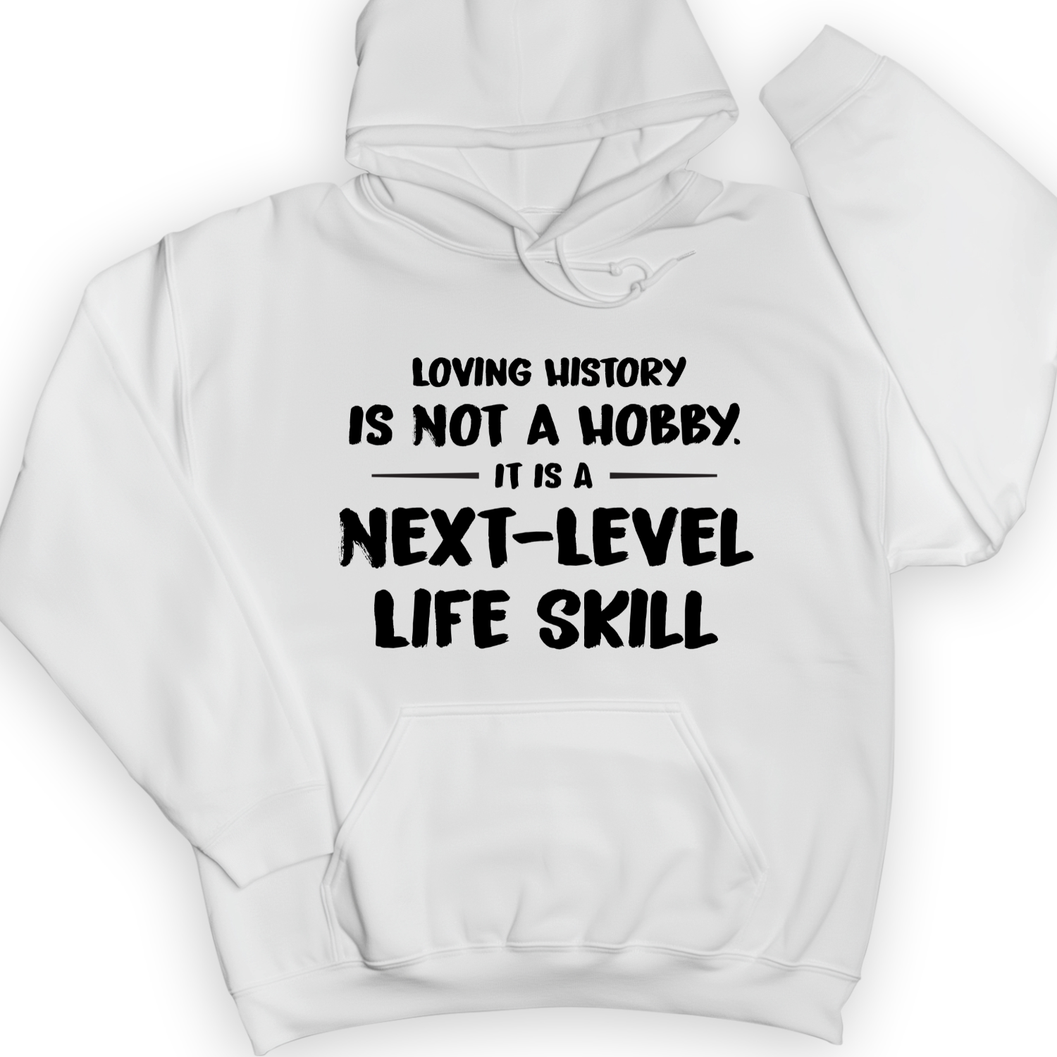 Next Level Life Skill Hoodie White / S