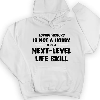 Next Level Life Skill Hoodie White / S