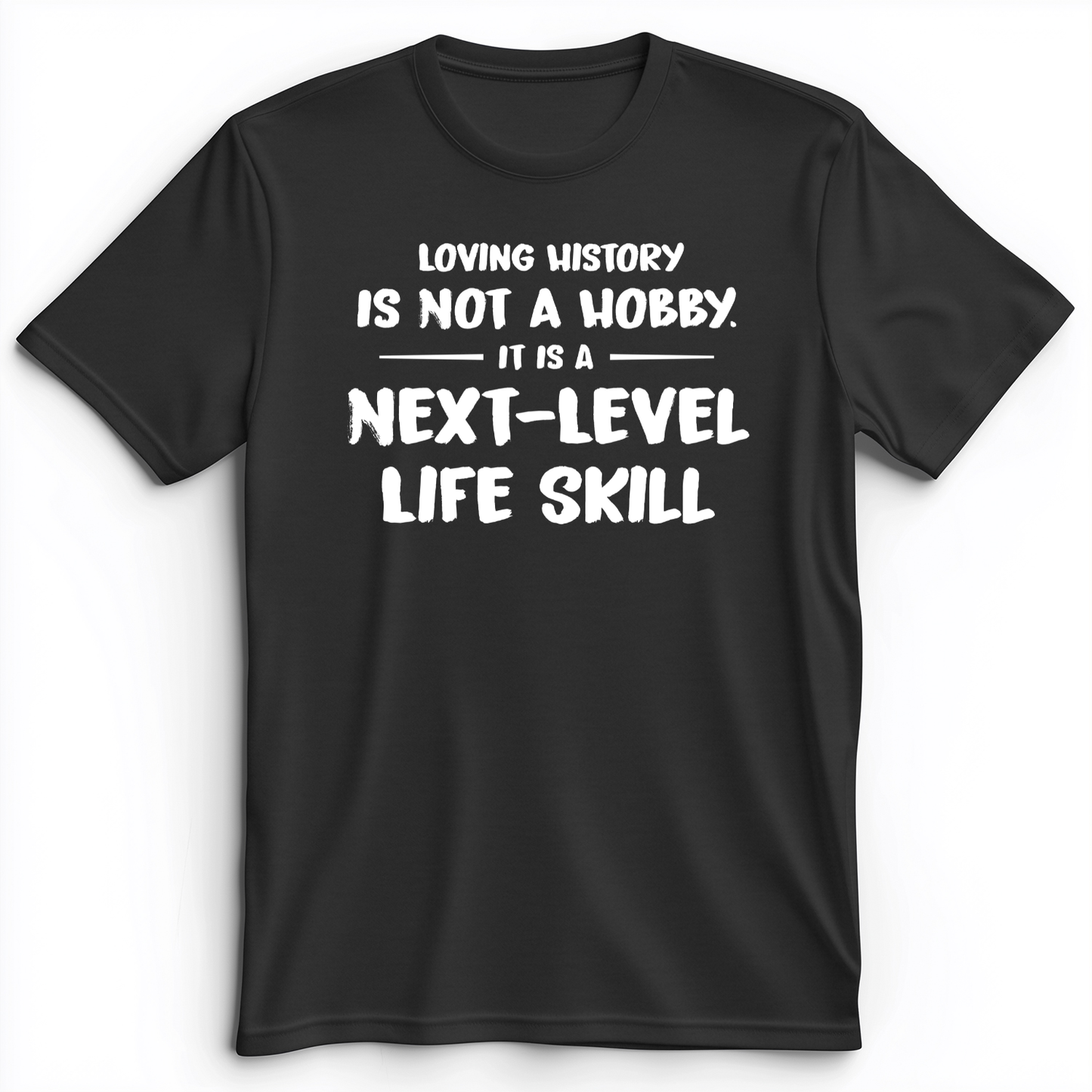 Next Level Life Skill Premium Tee Dark Grey Heather / S